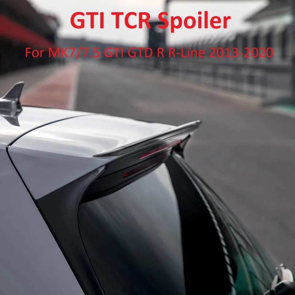 Becquet Spoiler look TCR noir brillant VW GOLF 7 7.5 VII GTI GTD R 2013-2020